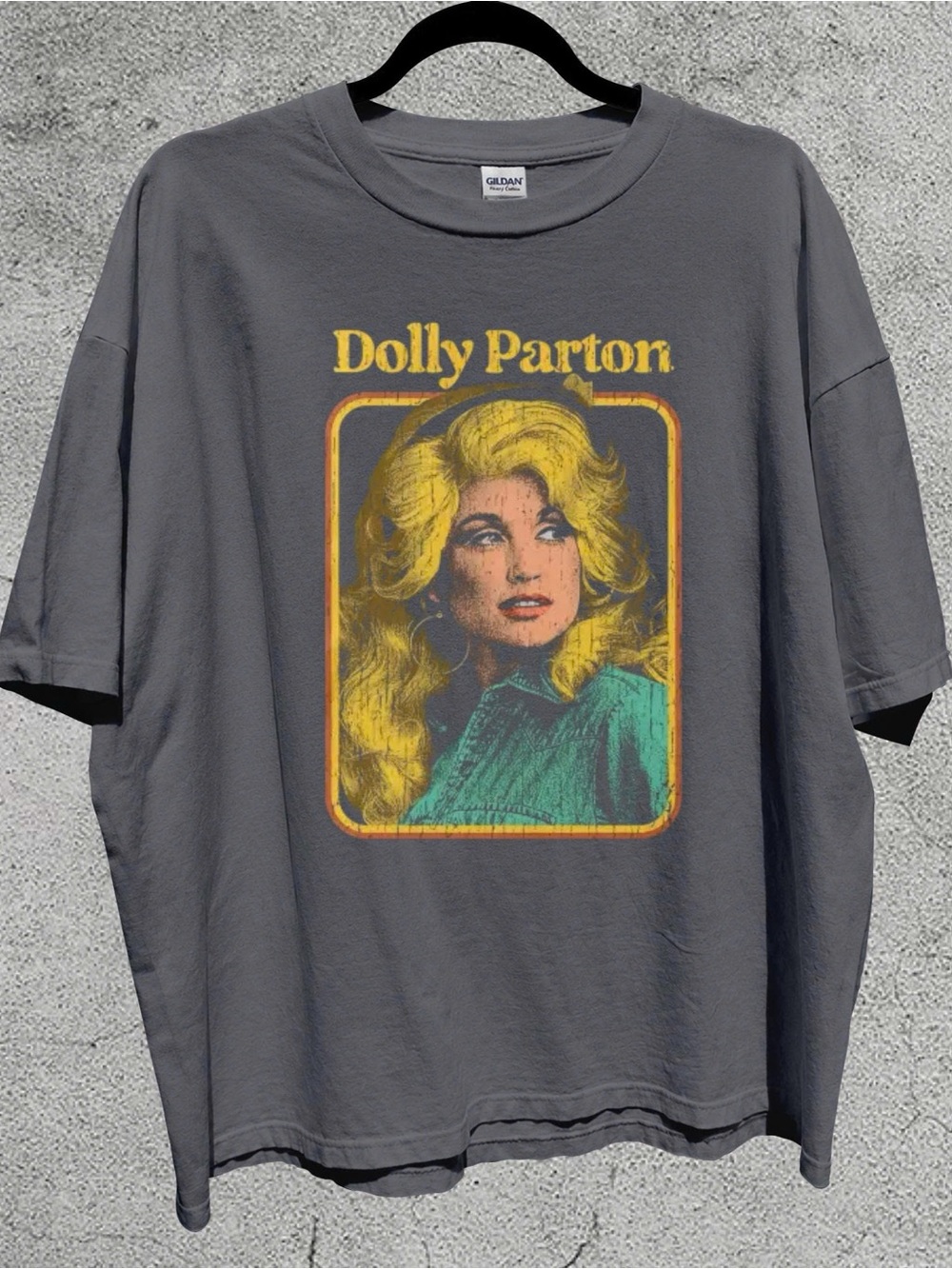 Dolly Parton Portrait Retro 80s Tee
